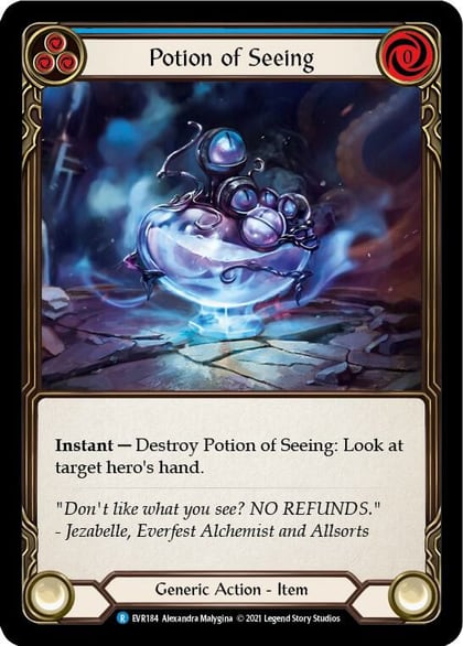 Potion of Seeing, Everfest EVR184