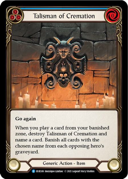 Talisman of Cremation, Everfest EVR189