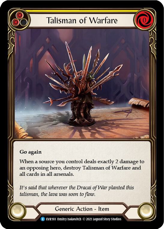 Talisman of Warfare, Everfest EVR193