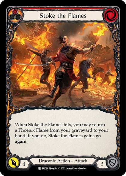 Stoke the Flames, Blitz Deck: Uprising - Fai FAI014