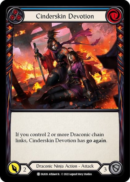 Cinderskin Devotion (Blue), Blitz Deck: Uprising - Fai FAI026