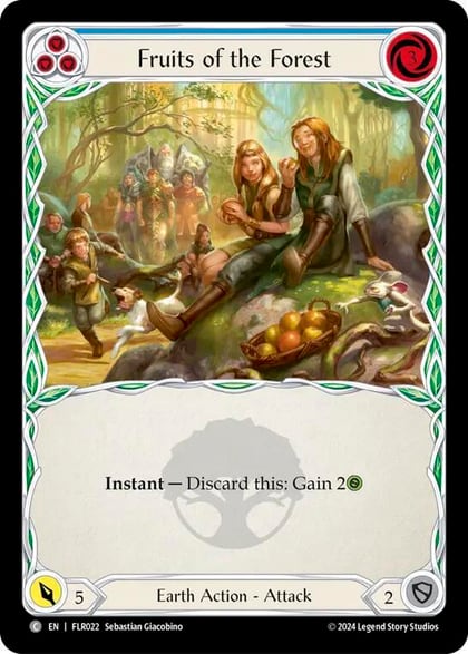 Fruits of the Forest (Blue), Blitz Deck: Rosetta - Florian FLR022