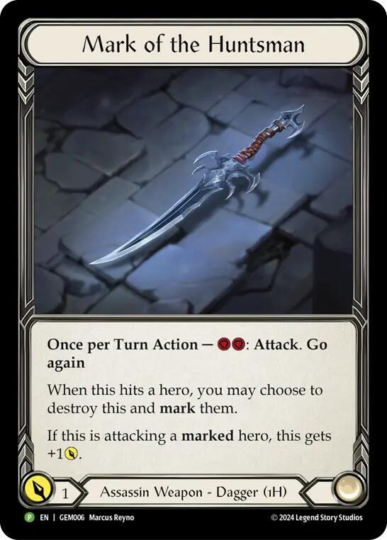 Mark of the Huntsman - GEM006, GEM Pack 1 GEM006