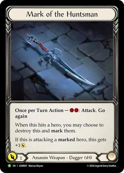Mark of the Huntsman - GEM007, GEM Pack 1 GEM007