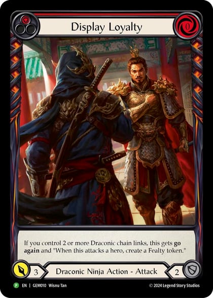 Display Loyalty (Red), GEM Pack 1 GEM010