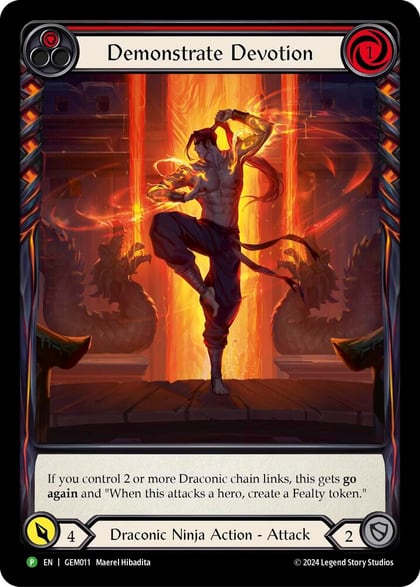 Demonstrate Devotion (Red), GEM Pack 1 GEM011