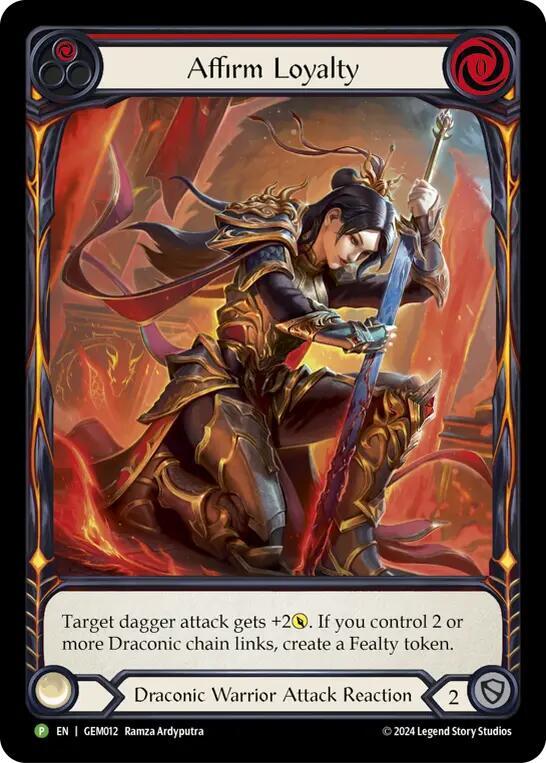 Affirm Loyalty - GEM012, GEM Pack 1 GEM012