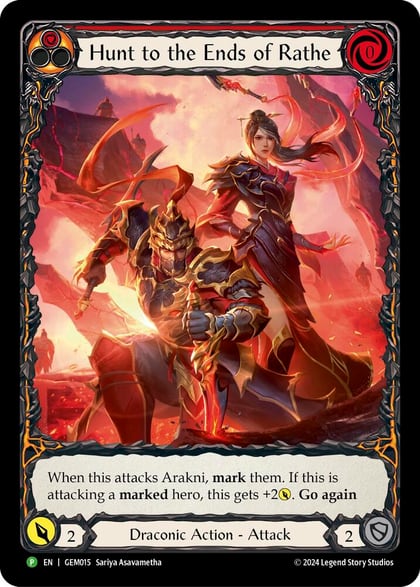 Hunt to the Ends of Rathe (Red), GEM Pack 1 GEM015