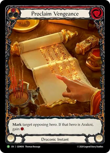 Proclaim Vengeance - GEM018, GEM Pack 1 GEM018