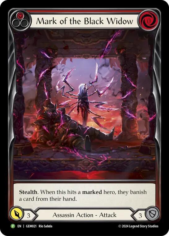 Mark of the Black Widow - GEM021, GEM Pack 1 GEM021