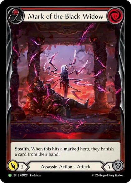 Mark of the Black Widow - GEM021, GEM Pack 1 GEM021