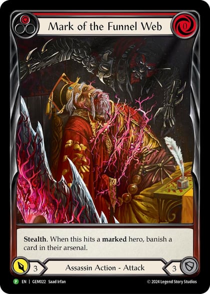 Mark of the Funnel Web (Red), GEM Pack 1 GEM022