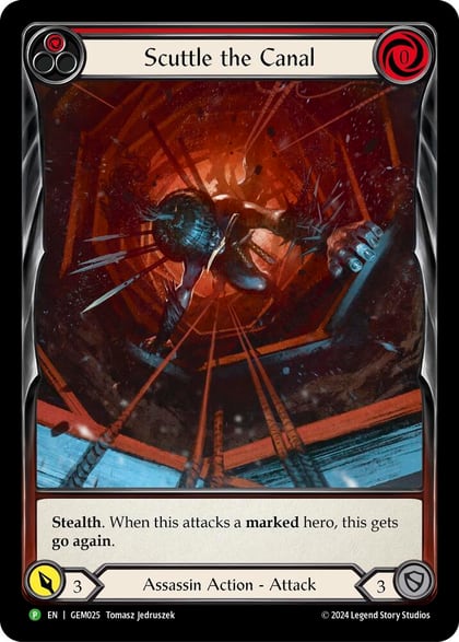 Scuttle the Canal (Red), GEM Pack 1 GEM025
