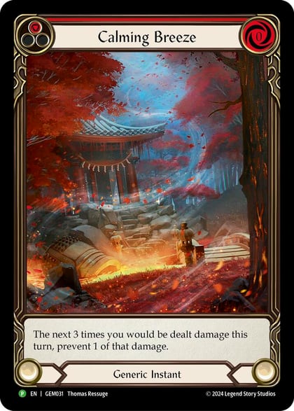 Calming Breeze (Red), GEM Pack 1 GEM031