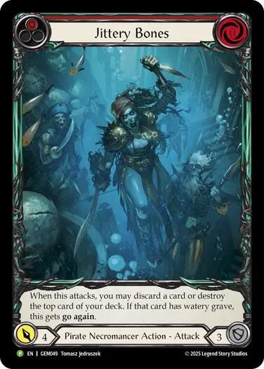 Jittery Bones (Red), GEM Pack 2 GEM049