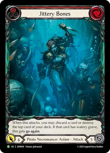 Jittery Bones (Red), GEM Pack 2 GEM049