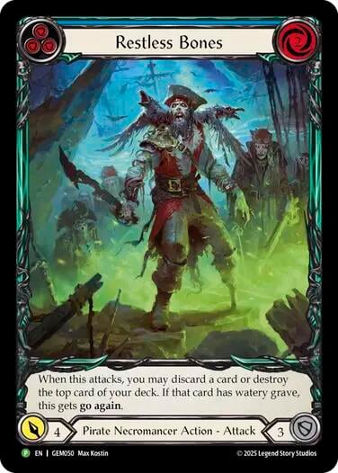 Restless Bones (Blue), GEM Pack 2 GEM050