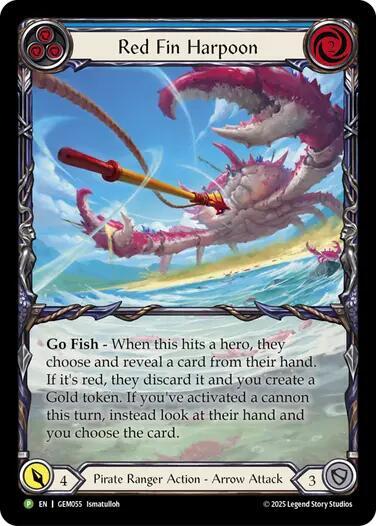 Red Fin Harpoon, GEM Pack 2 GEM055
