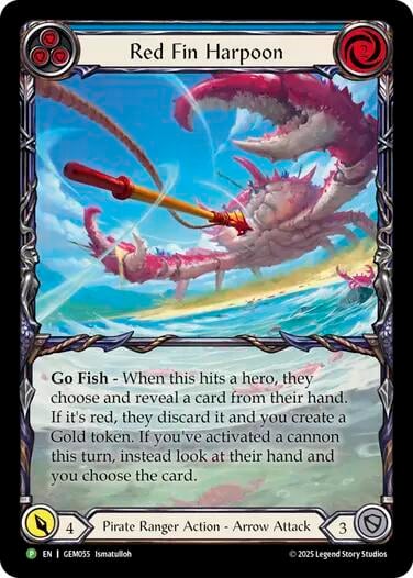 Red Fin Harpoon, GEM Pack 2 GEM055