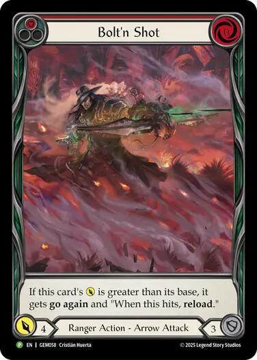 Bolt'n Shot (Red), GEM Pack 2 GEM058