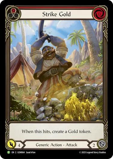 Strike Gold (Red), GEM Pack 2 GEM064