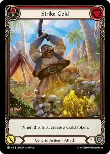 Strike Gold (Red), GEM Pack 2 GEM064