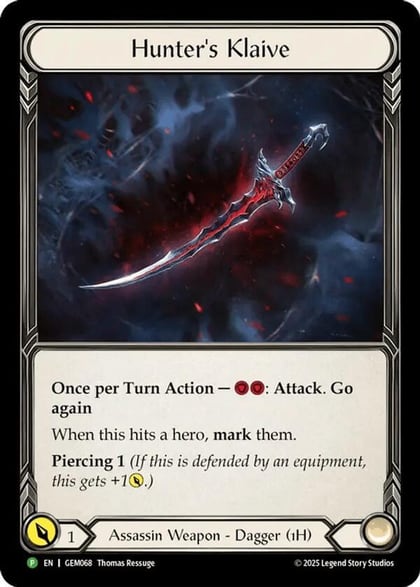Hunter's Klaive, GEM Pack 2 GEM068