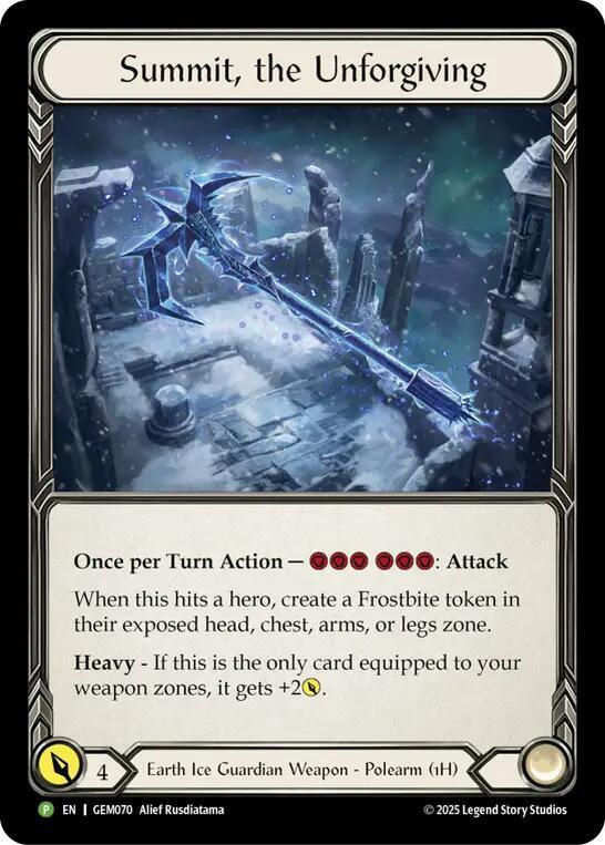 Summit, the Unforgiving, GEM Pack 3 GEM070
