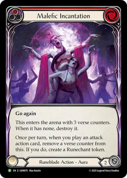 Malefic Incantation, GEM Pack 3 GEM075