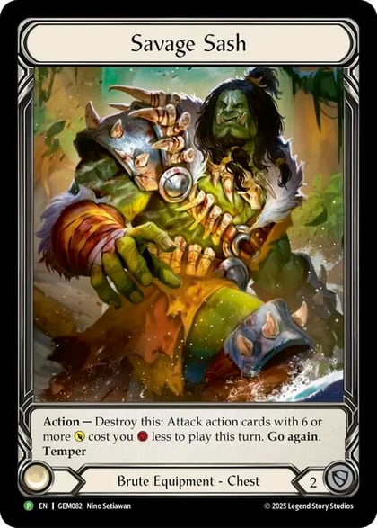 Savage Sash, GEM Pack 3 GEM082