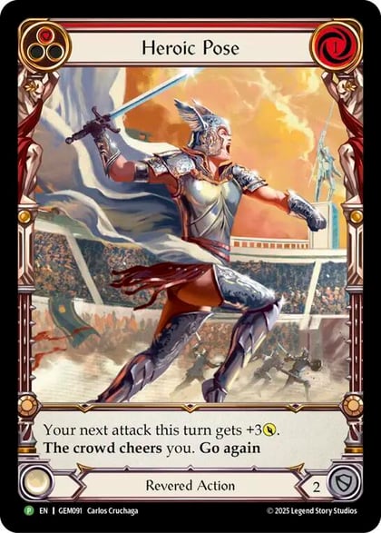 Heroic Pose, GEM Pack 3 GEM091