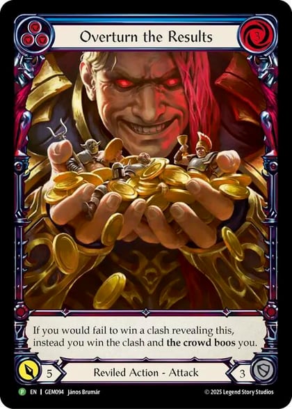 Overturn the Results, GEM Pack 3 GEM094