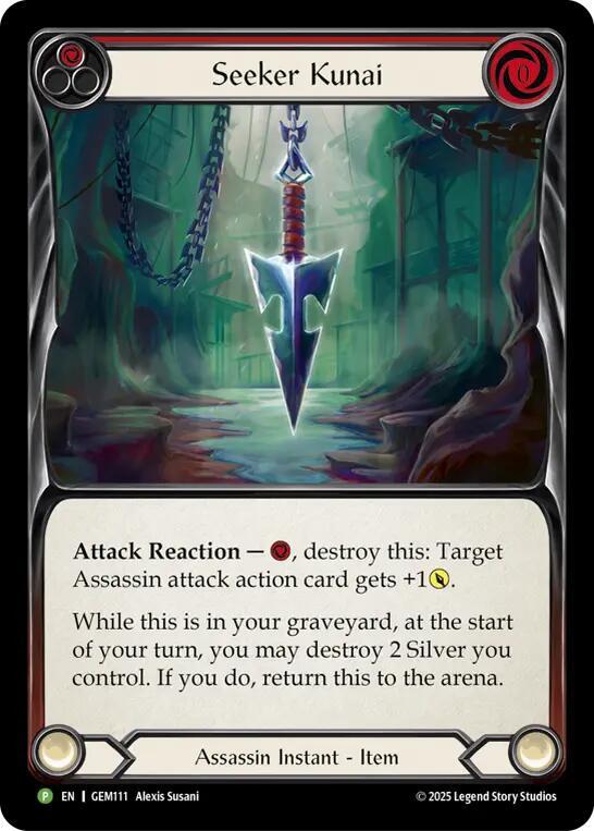Seeker Kunai (Red), GEM Pack 4 GEM111
