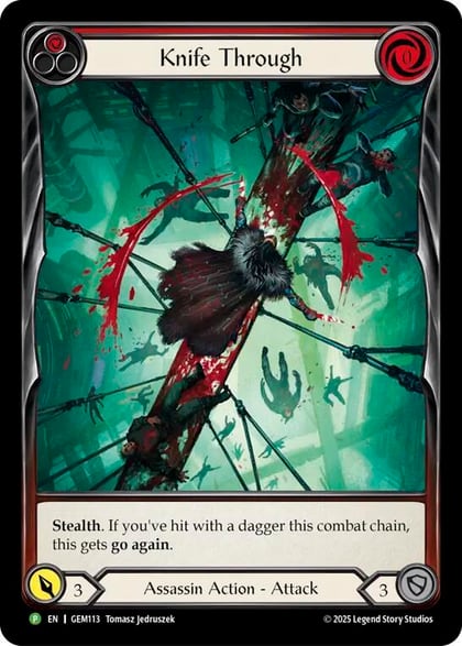 Knife Through (Red), GEM Pack 4 GEM113