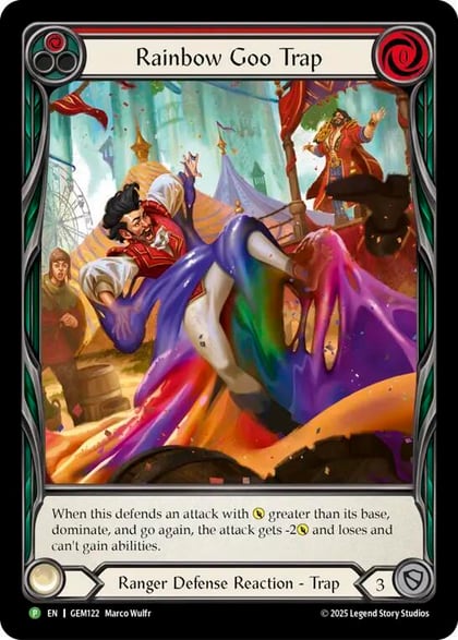 Rainbow Goo Trap (Red), GEM Pack 4 GEM122