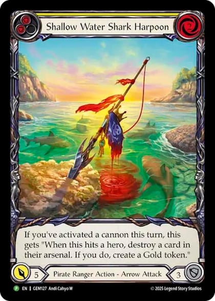 Shallow Water Shark Harpoon, GEM Pack 4 GEM127