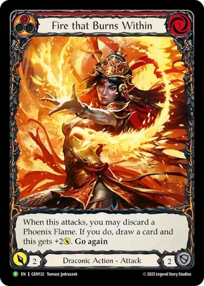Fire that Burns Within, GEM Pack 4 GEM132