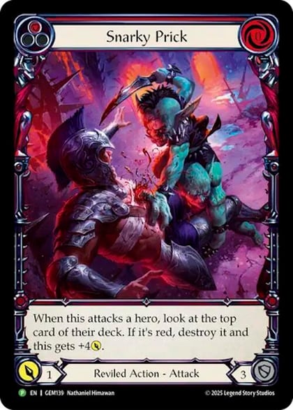 Snarky Prick, GEM Pack 4 GEM139