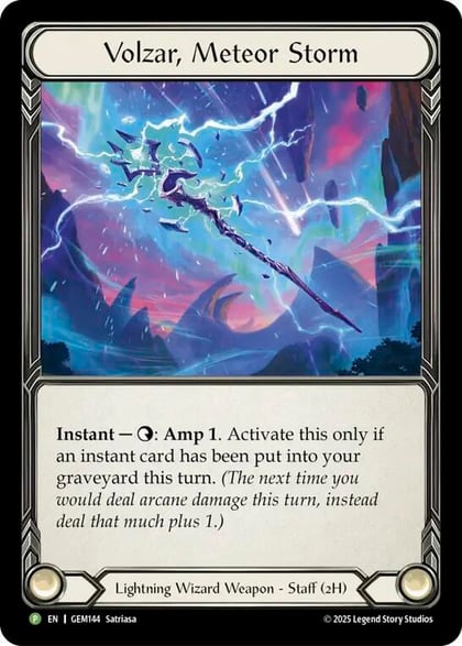 Volzar, Meteor Storm, Gem Pack 5 GEM144