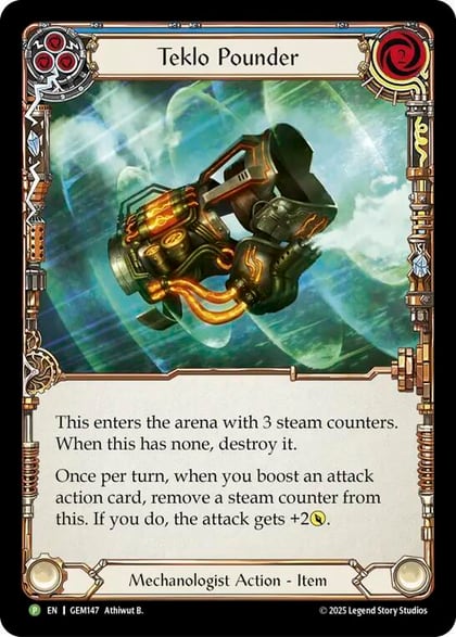 Teklo Pounder (Blue), Gem Pack 5 GEM147