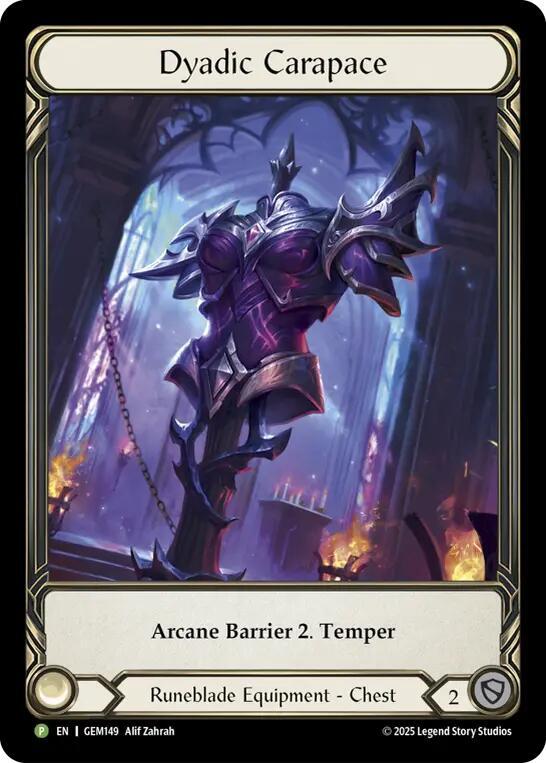 Dyadic Carapace, Gem Pack 5 GEM149