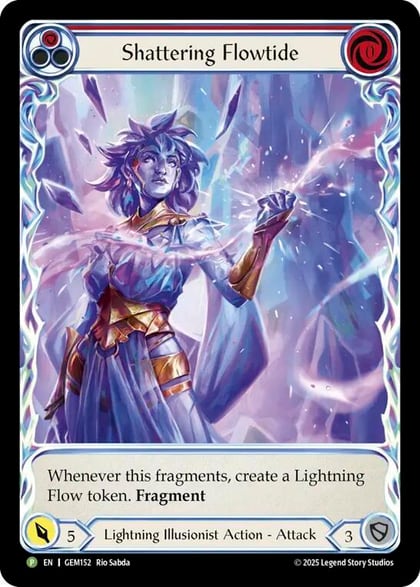 Shattering Flowtide (Red), Gem Pack 5 GEM152