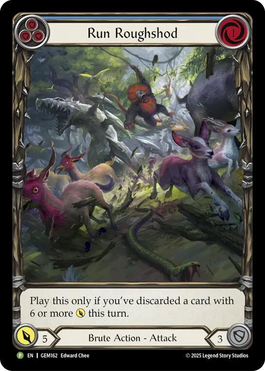 Run Roughshod (Blue), Gem Pack 5 GEM162