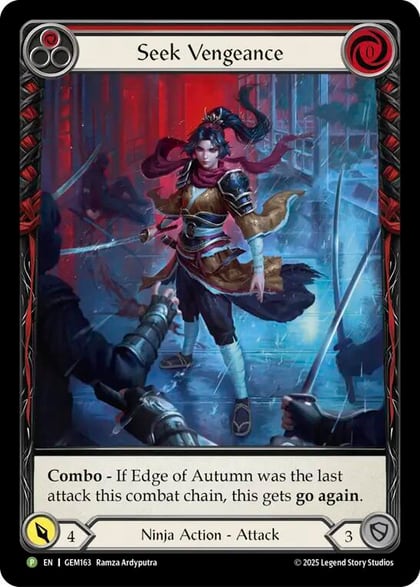 Seek Vengeance (Red), Gem Pack 5 GEM163