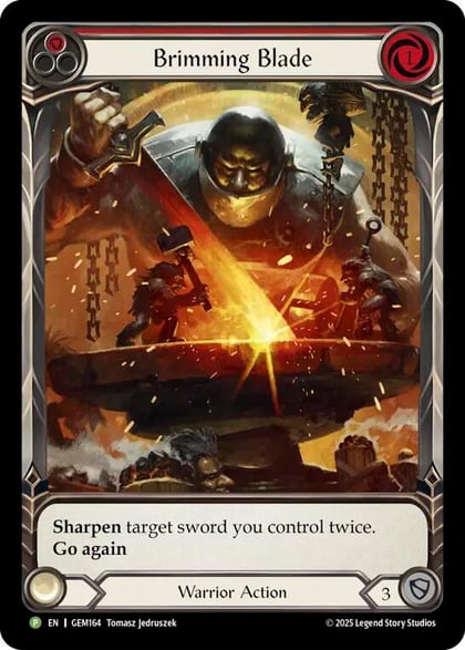 Brimming Blade (Red), Gem Pack 5 GEM164