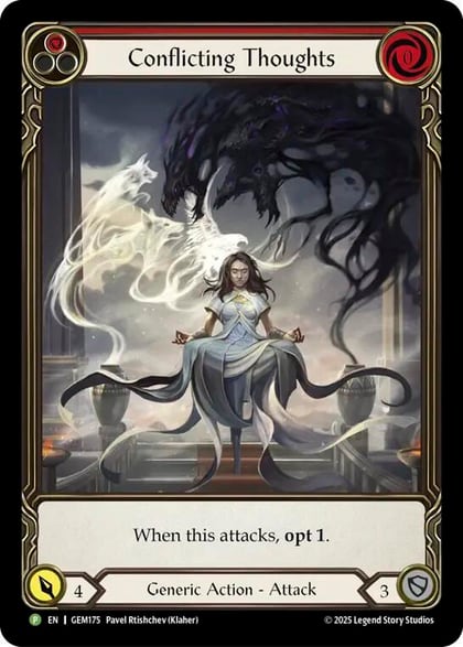 Conflicting Thoughts (Red), Gem Pack 5 GEM175