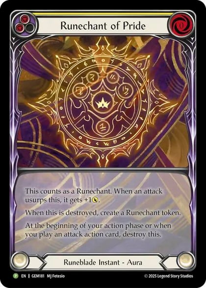 Runechant of Pride (Yellow), Gem Pack 5 GEM181