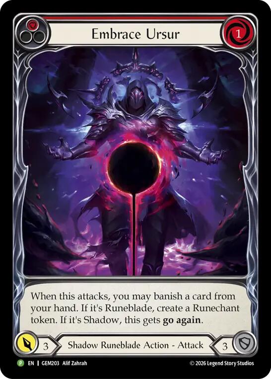 Embrace Ursur, GEM Pack 6 GEM203