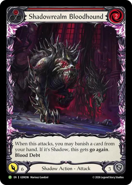 Shadowrealm Bloodhound, GEM Pack 6 GEM206