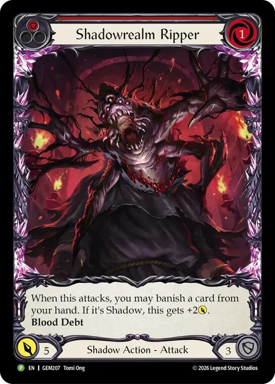 Shadowrealm Ripper, GEM Pack 6 GEM207